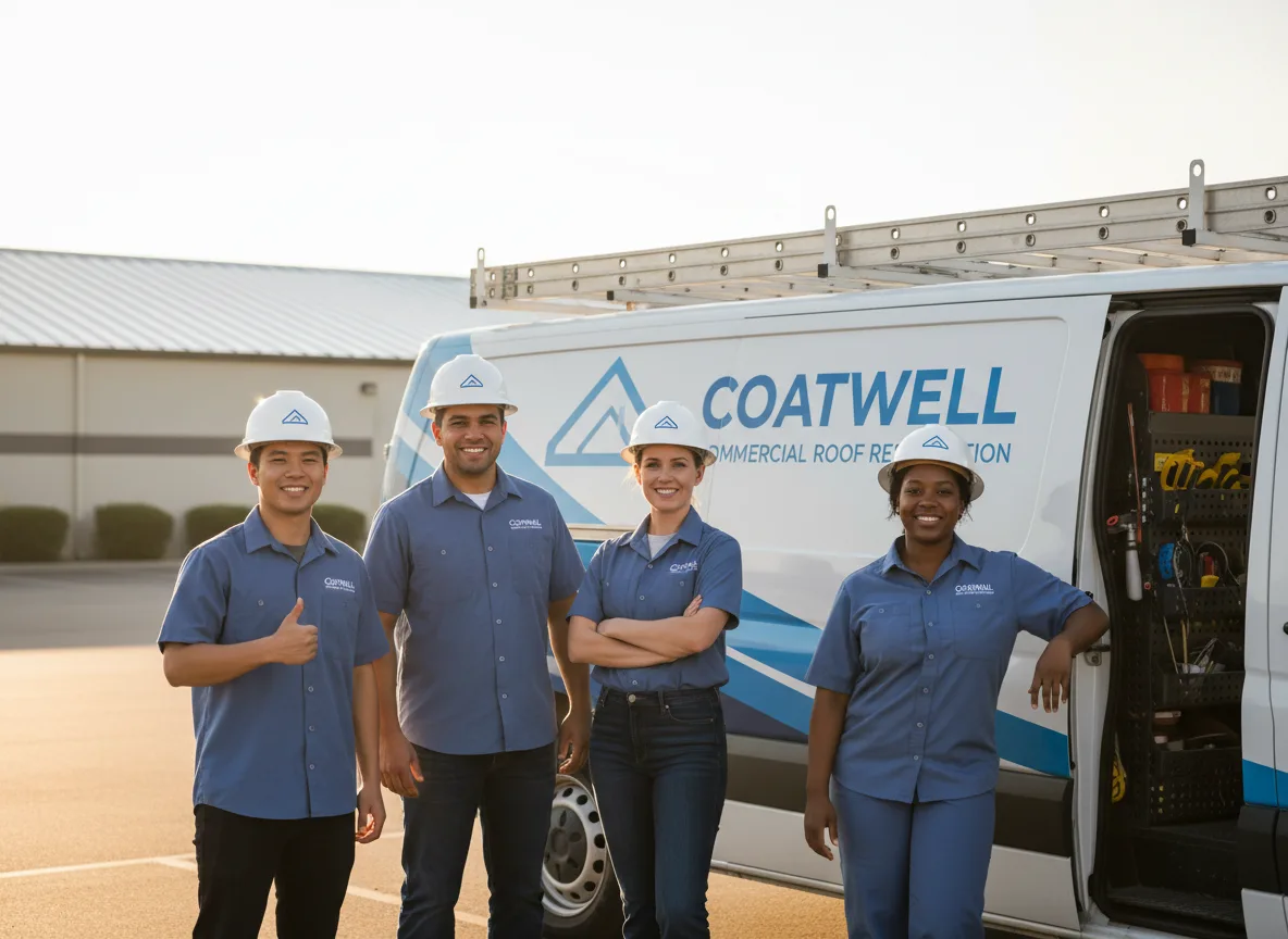 Commercial roof coating company in Eastport, NY